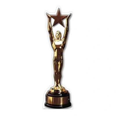 Image of Star Cutouts Cut Out of Award