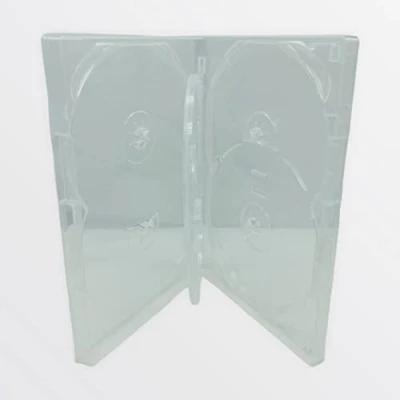 Image of Amaray 25 x Dragon Trading DVD Multi 6 Case Way Multibox in Clear to hold discs