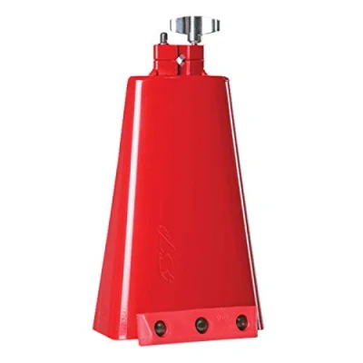 Image of LP Latin Percussion Cowbell Rock Chad Smith Signature 8&quot; Ridge Rider, Vice Mount/V Klemme, pulverbeschichtet, rot, LP008CS