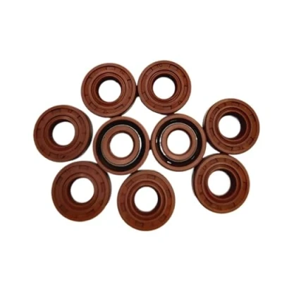 Image of MIELEU Lip seals FKM Shaft Oil Seal TC 5*14*5 5*15*6 5*16*6 6*10*3.2 6*12*3 6*16*5/6/7 7*17/19*6/8 FPM Covered Double With Garter Spring Radial Rotary ( Size : 5x15x6mm 2pcs )