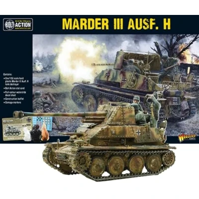 Image of SD.KFZ 139 Marder III 1:56 / 28mm Plastic Scale Model Tank for Bolt Action by Warlord Games Highly Detailed World War 2 Miniatures Table top Wargaming
