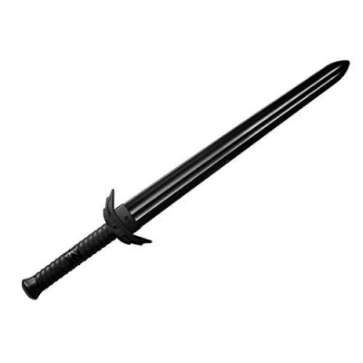 Image of Martial Arts Black Polypropylene Plastic European Sparring Medieval Training Sword V2