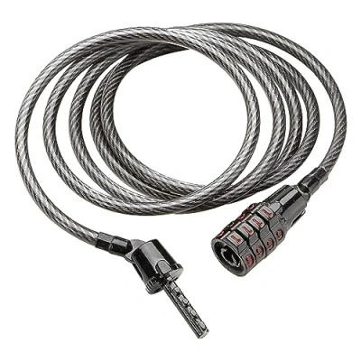 Image of Kryptonite Combination Cable Lock CC4 (5 mm x 120 cm), Sliver