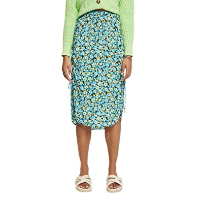 Image of ESPRIT Women&#039;s 033ee1d304 Skirt, Turquoise, UK 6