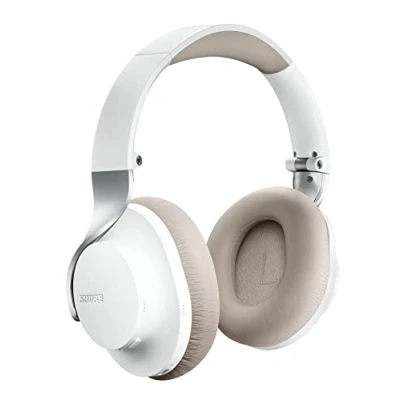 Image of Shure AONIC 40 Over Ear Wireless Bluetooth Noise Cancelling Headphones with Microphone, Studio Quality Sound, Fingertip Controls, iPhone and Android Compatible, Black, 25 Hour Battery Life
