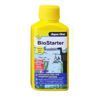 Image of Aqua One BioStarter with Beneficial Friendly Bacteria For Aquariums and Fish Tank Filters (150ml)