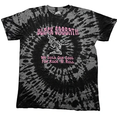 Image of Black Sabbath T Shirt We Sold Our Soul for Rock N Roll Official Unisex L