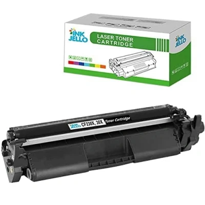 Image of InkJello Compatible Toner Cartridge Replacement for HP LaserJet Pro M203 M203dn M203dw MFP M227 M227fdn M227fdw M227sdn CF230X with Chip (Black, 1 Pack)