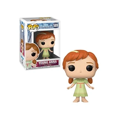 Image of Funko POP! Disney: Frozen 2 Young Anna Collectable Vinyl Figure Gift Idea Official Merchandise Toys for Kids &amp; Adults Movies Fans Model Collectors and Display