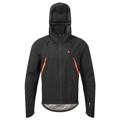 Image of Altura Mens Ridge Tier Pertex Waterproof MTB Jacket Black Medium