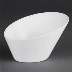 Image of Olympia Ware Oval Sloping Bowls 202X 185mm 700Ml Porcelain Kitchen Dish 3pc