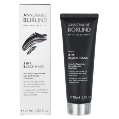 Image of Annemarie Börlind Natural Beauty 2 in 1 Black Mask, 75 ml