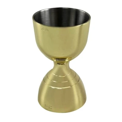 Image of Gold Plated Bell Jigger 25ml/50ml