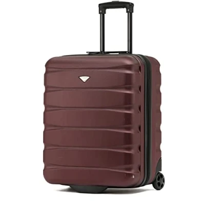 Image of Flight Knight Lightweight 2 Wheel ABS Hard Case Suitcases Cabin Carry On Hand Luggage Approved for Airlines Including British Airways &amp; Maximum Size easyJet Large Bag 56x45x25cm