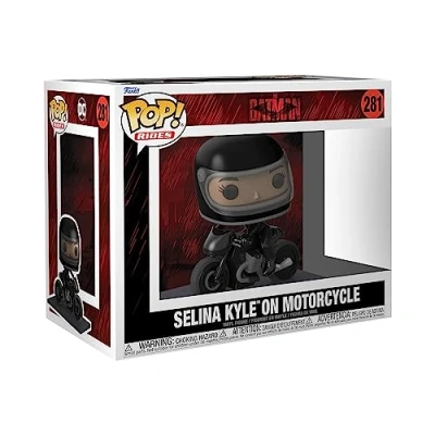 Image of Funko Pop! Ride Deluxe: Catwoman Batman Collectable Vinyl Figure Gift Idea Official Merchandise Toys for Kids &amp; Adults Movies Fans Model Collectors and Display