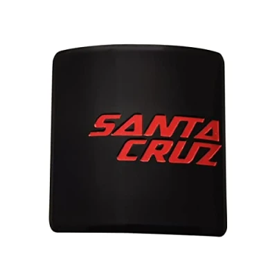 Image of Santa Cruz Bike Badge, Mountain Bicycle Sticker, DIY Personalized Decorative Sign, Soft Aluminum Alloy Sticker (Santa Cruz(Black))