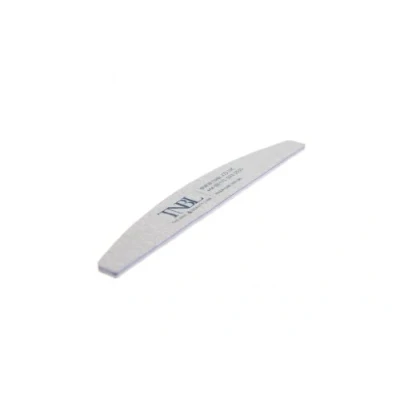 Image of TNBL Nail File Premium Quality (100/180 Grit Half Moon Zebra) Pack of 50 for Manicure &amp; Pedicure Shaping Styling