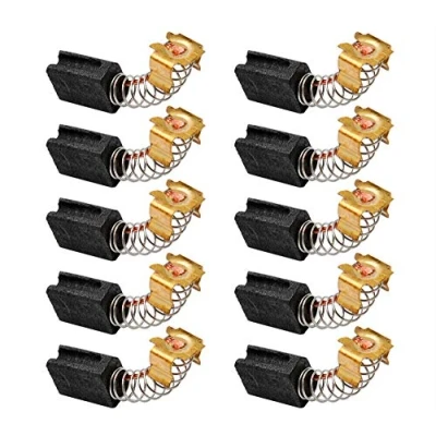 Image of Motor Carbon Brushes, Brush Replacement, Power Tool for Electric Angle Grinder (10Pcs Model No.CB419)