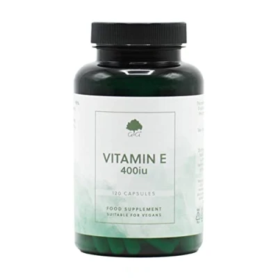 Image of Vitamin E Capsules 400iu (268mg) per Capsule 120 Vegan G&amp;G Vitamins