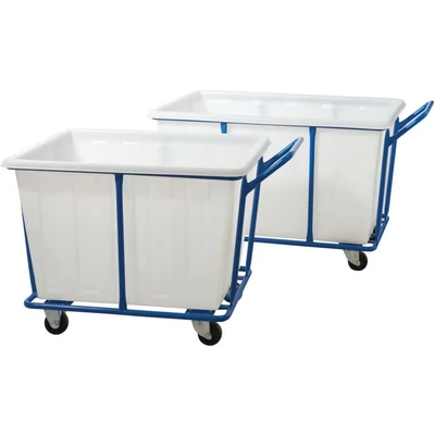 Image of Container Trolley; 250L; Black/White