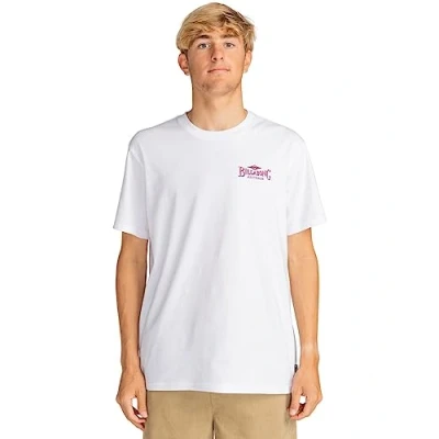 Image of Billabong Dreamy Place SS Print Tshirt, Men&#039;s, Size: Small, White