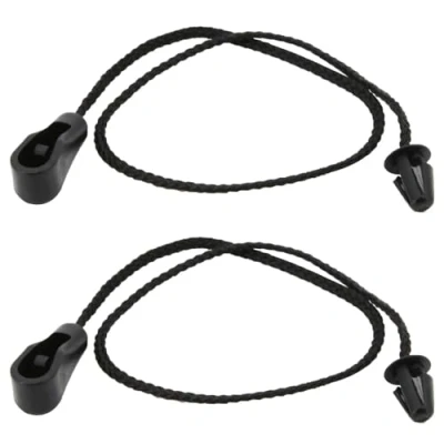 Image of NIONGYN Parcel Shelf Fixing Cord Compatible With Focus Mk2 2004 2005 2006 2007 2008 2009 2010 2011 Rear Trunk Tray Cover String Strap 4M51A46538AB(2pcs)