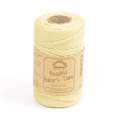 Image of 100m Everlasto &#039;Solid&#039; Beautiful Baker&#039;s Cotton Craft Twine (2mm Approx) (Lemon)