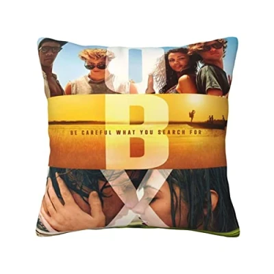 Image of LKIMEWVK Outer Beach Banks Throw Pillow Case, 3D Printed Home Pillowcase Living Room Soft Square Cover for Decor Bedroom Couch 12&quot;X12&quot;
