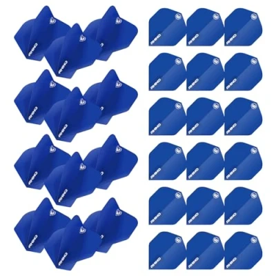 Image of WINMAU Rhino Extra Thick Dart flights 10 sets per pack (30 in total) (Blue)