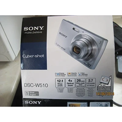 Image of Sony W510 Cyber shot Digital Still Camera Black (12.1MP, 4x Optical Zoom) 2.7 inch LCD (Renewed)