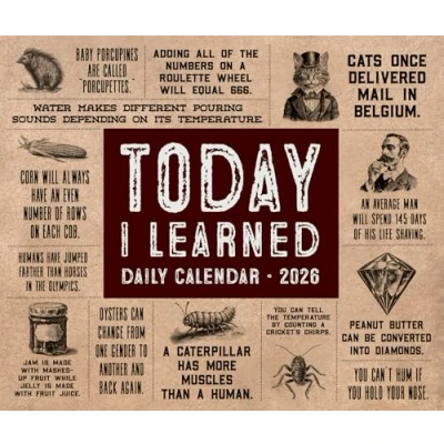 Image of Today I Learned Desk Calendar 2026