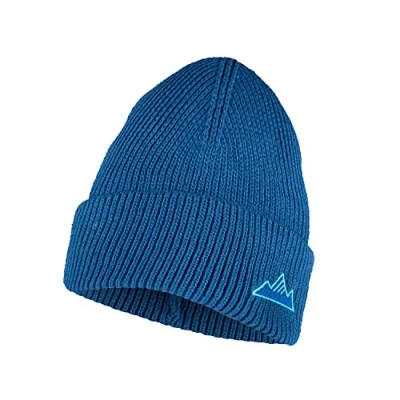 Image of Buff Knitted Beanie MELID Azure Unisex One Size