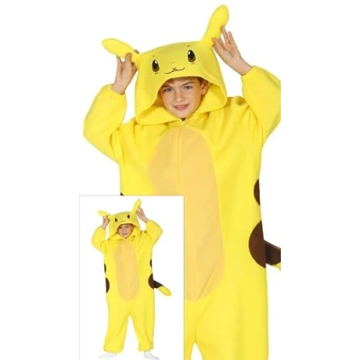 Image of FIESTAS GUIRCA Electric Chinchilla Child Fancy Dress (10 12 years) Video Game Costumes for Themed Parties Ideal Boys and Girls Yellow Brown