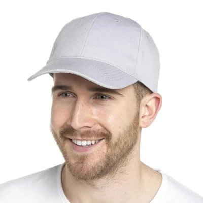 Image of A2Z Mens Plain Baseball Cap Breathable Polyester Cotton AZ4789 Grey