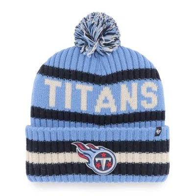 Image of 47 NFL Tennessee Titans Unisex Cuff Knit Bobble Hat, Periwinkle