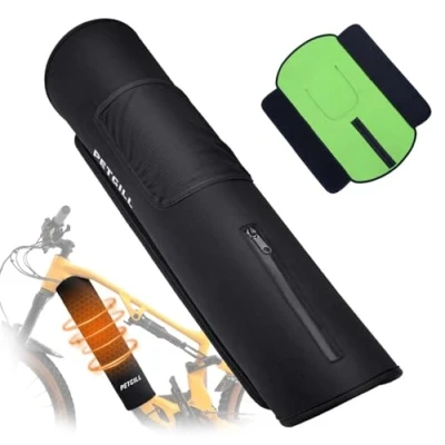Image of E Bike Battery Protective Case 30 43 cm Circumference Transport Protection Against Cold Dirt Increases Running Time and Service Life Universal Fit Bosch Integrated Accessories Frame