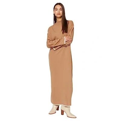 Image of Trendyol Women&#039;s Dress Beige Shift, M
