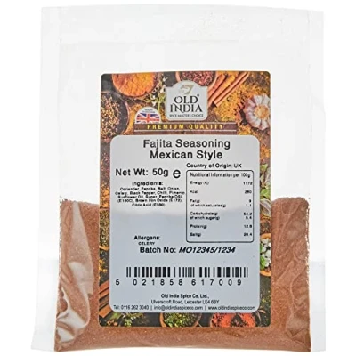 Image of Old India Fajita Seasoning Mexican Style 50g