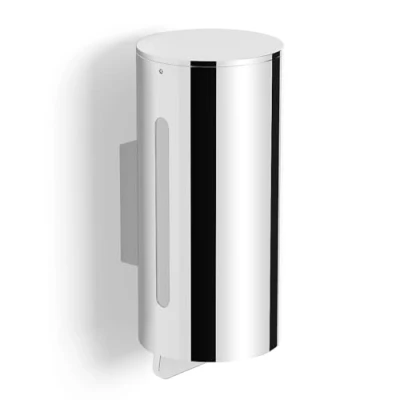 Image of Smedbo &quot;Outline&quot; Soap And Lotion Dispenser, Polished Stainless Steel, 300 ml, Silver