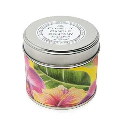Image of Clovelly Soap Co Handmade Natural Scented Grapefruit &amp; Neroli Aromatherapy Soy Wax Vegan Candle