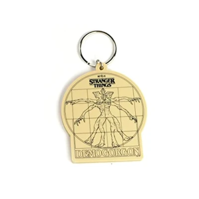 Image of Pyramid International Stranger Things 4 (Vitruvian Demogorgon) Rubber Keyring
