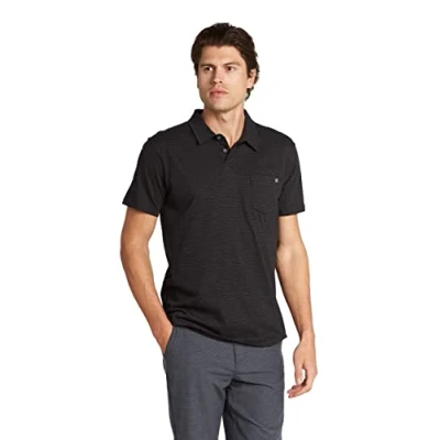 Image of Billabong Men&#039;s Classic Polo Shirt, Black Heather, S