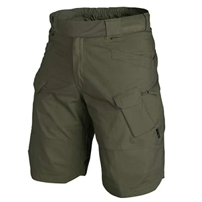Image of Helikon Tex Urban Tactical Shorts 11 Ripstop Polycotton, mens, Olive Green, M/Regular