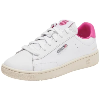 Image of K Swiss Women&#039;s Slammklub Cc Sneaker, White, 7 UK