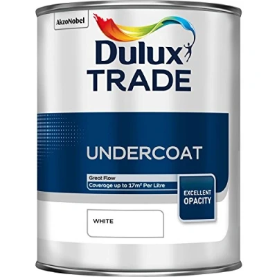 Image of Dulux Trade 1L Undercoat White Finish