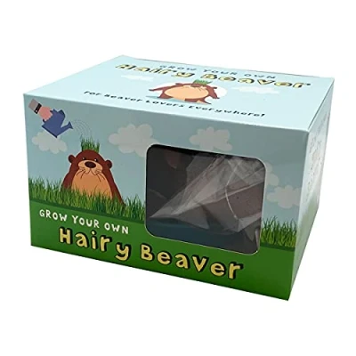 Image of Diabolical DP1255 Grow Your Own Hairy Beaver Funny Secret Santa Gifts for Women, Rude Birthday Her, Men Under 10 Pounds, Presents Mum