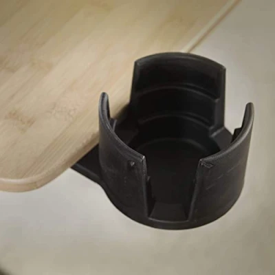 Image of Stander Cup Holder Accessory for Omni Tray, Black (Eligible VAT Relief in The UK)