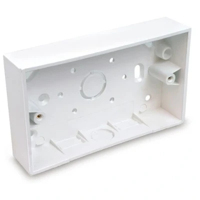 Image of Univolt 2 Gang Surface Box Square Corner SFB2