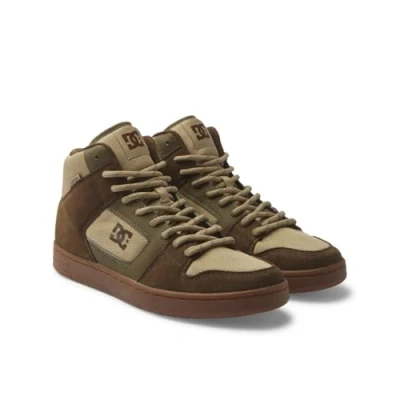 Image of DC Shoes Manteca 4 HI WR Hightop trainers, Size: 8, Dml dk choc military Leather
