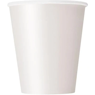 Image of Unique 82183 Paper Cups 266 ml White Colour 8 Count (Pack of 1), Pack